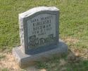 This is an example of a child's monument, engraved with teddy bears and toys. 